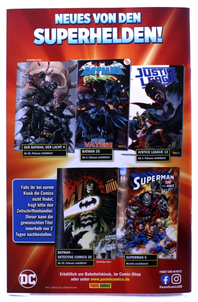 Justice League Comic (Restart 2019) Nr. 13: Von Batman verraten!